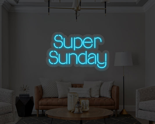 Super Sunday Neon Sign