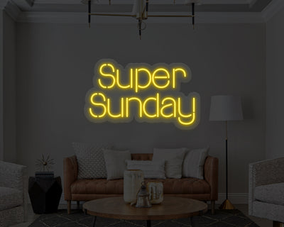Super Sunday Neon Sign