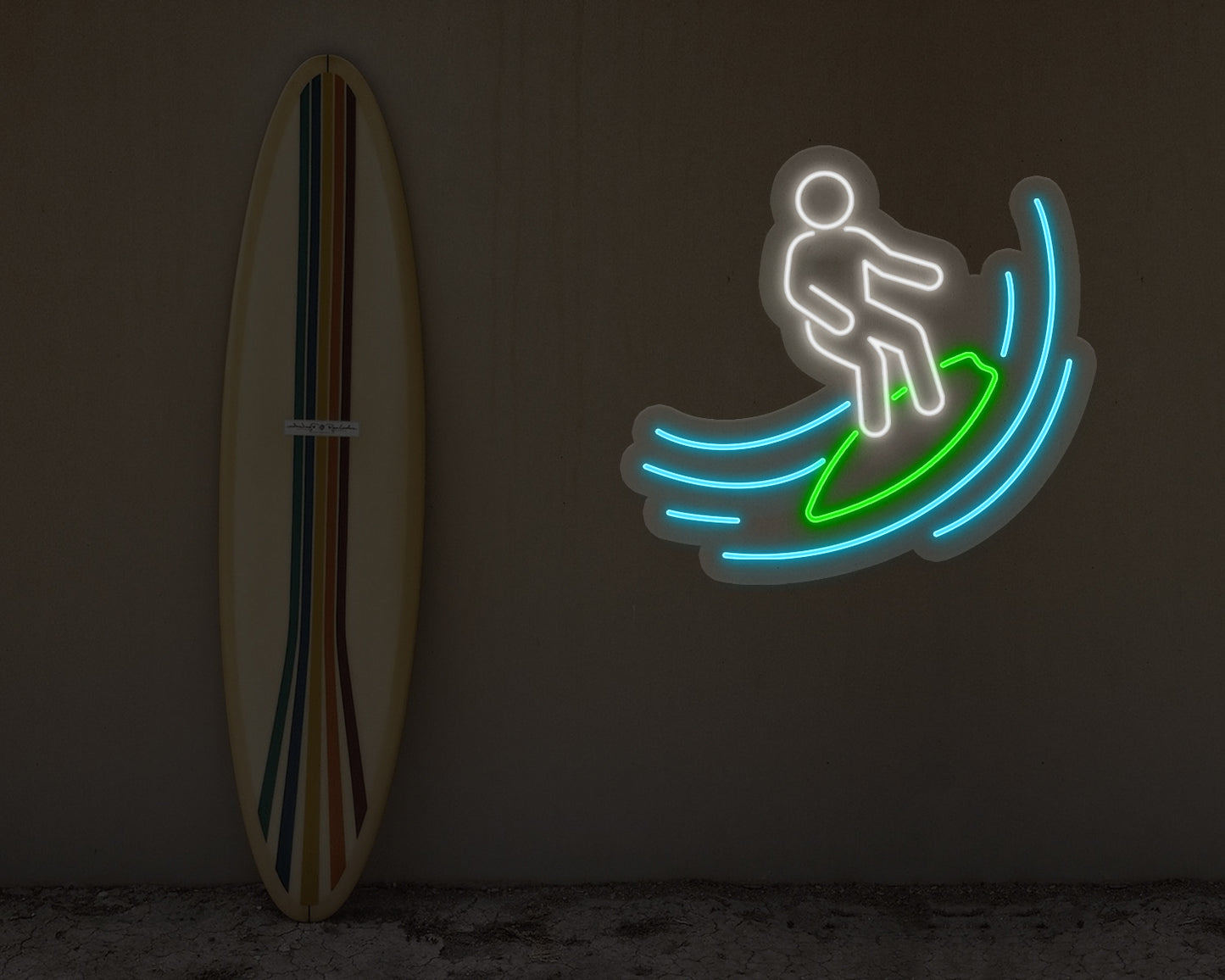 Surfer Neon Sign