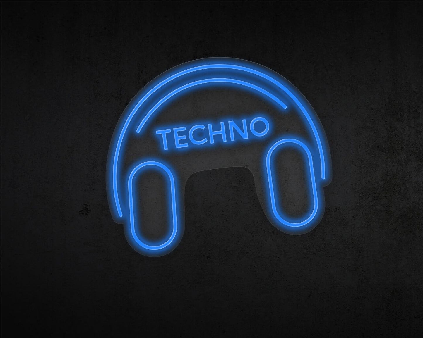 Techno Music Neon Sign