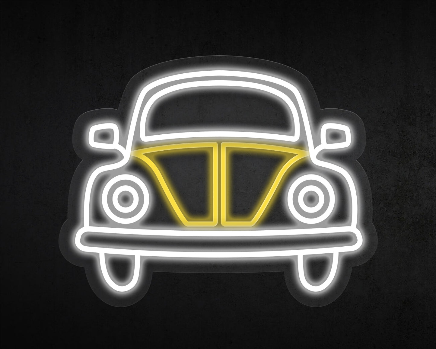 Volkswagen Beetle Vintage Car Neon Sign