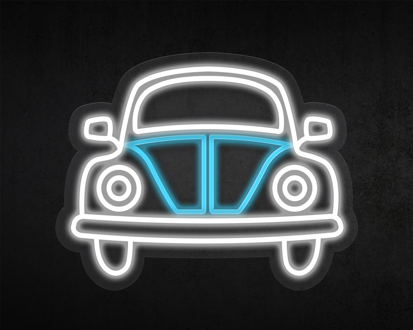 Volkswagen Beetle Vintage Car Neon Sign