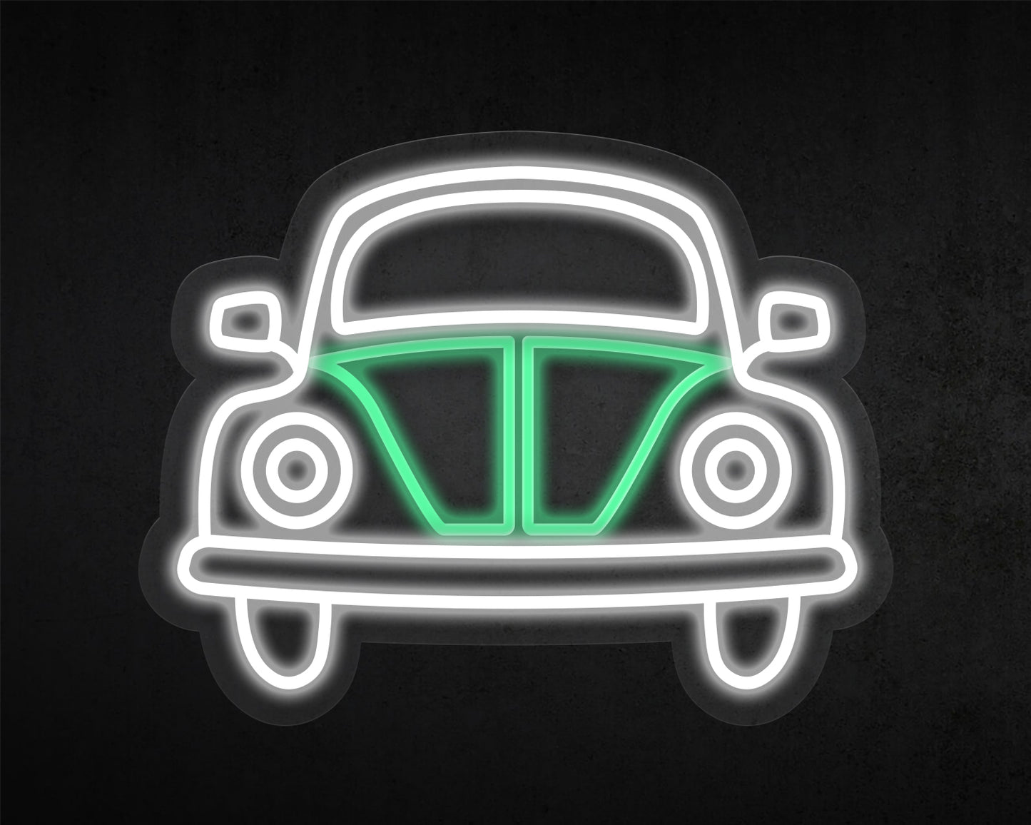 Volkswagen Beetle Vintage Car Neon Sign