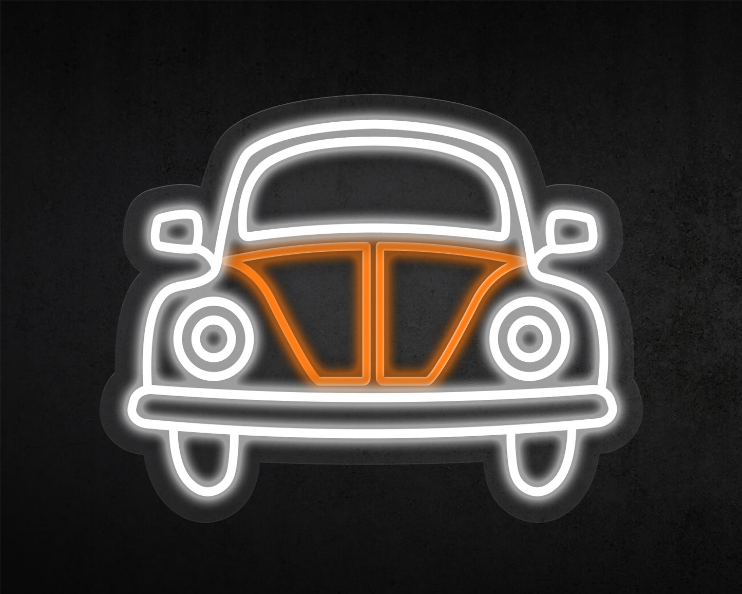 Volkswagen Beetle Vintage Car Neon Sign