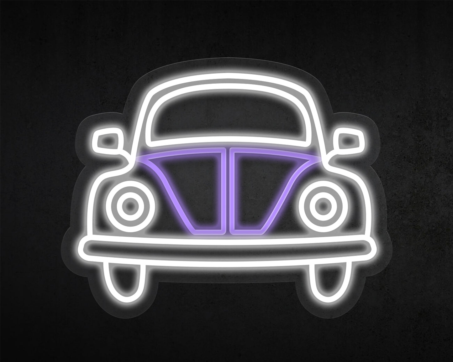 Volkswagen Beetle Vintage Car Neon Sign