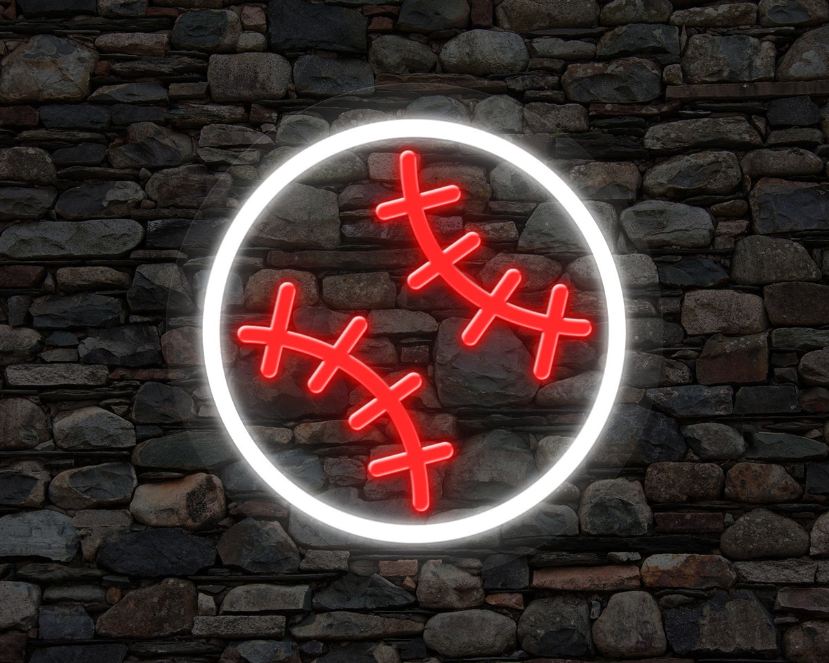 Baseball Neon Sign