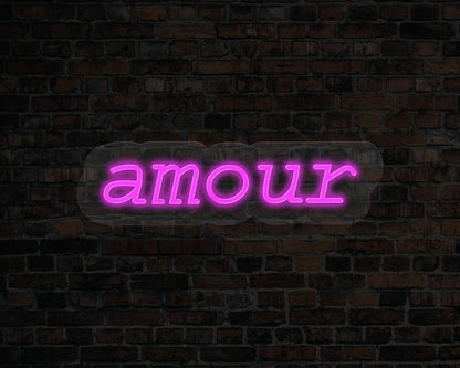amour Neon Sign