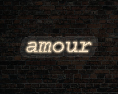 amour Neon Sign