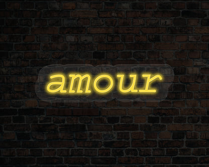 amour Neon Sign
