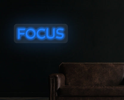Focus Neon Sign