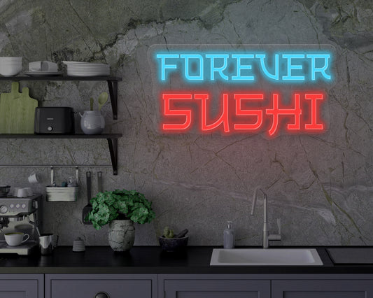 Forever Sushi Neon Sign