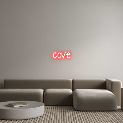 Custom Name Neon Sign cove