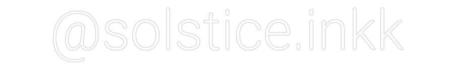 Custom Name Neon Sign @solstice.inkk
