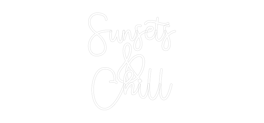 Custom Name Neon Sign Sunsets
&
C...