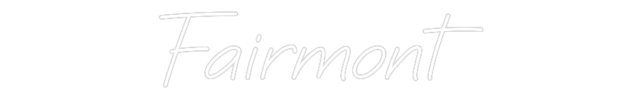 Custom Name Neon Sign Fairmont