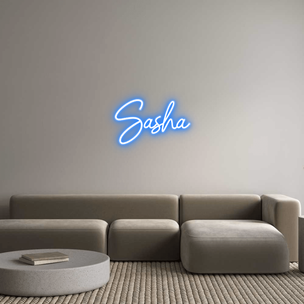 Custom Name Neon Sign Sasha
