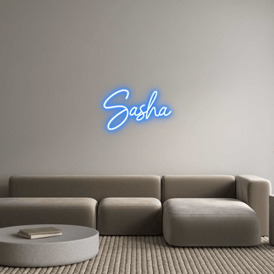 Custom Name Neon Sign Sasha