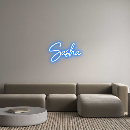 Custom Name Neon Sign Sasha