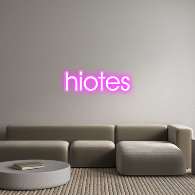 Custom Name Neon Sign hiotes