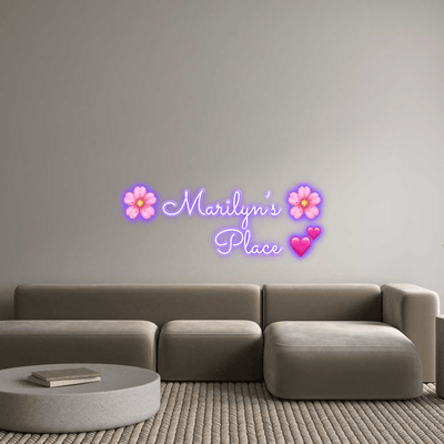 Custom Name Neon Sign 🌸 Marilyn’s 🌸...