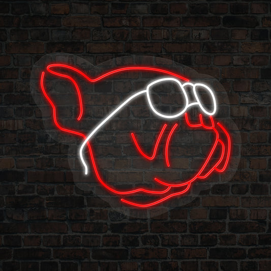 Bulldog Neon Sign