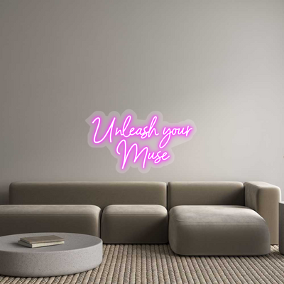 Custom Name Neon Sign Unleash your Mu...