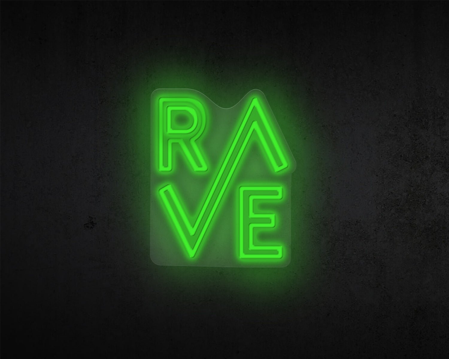 Rave Sign In Rave Neon Sign