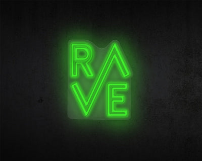 Rave Neon Sign