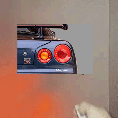Nissan GTR R34 Car Neon Sign