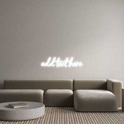 Custom Name Neon Sign add text here