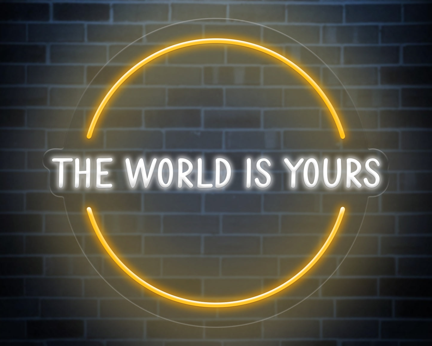The world is yours Neon Sign